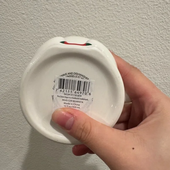 Starbucks 2025 Holiday Christmas Bearista Bear Mug Exclusive Limited Edition - Picture 4 of 4